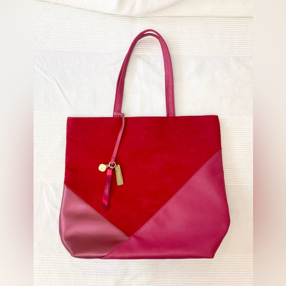 SHISEIDO Ginza Tokyo Large Red and Pink Tote Bag - Picture 3 of 11